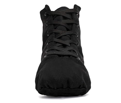 Image of Canvas Jazz Dance Boots Ballet Dancing Sneakers for Adult Men Women
