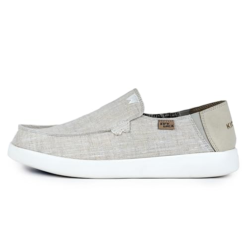 Mocasines slip-on cómodos y frescos para hombre, zapatos de lino contra el calor