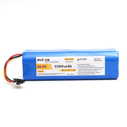 Image of 14.4V 5200mAh Li-ion Battery (74.88Wh) for 360 S9 X90 X95 S10 Robovac L10 L70 Hybrid | High Capacity Durable Rechargeable Battery for Robot Vacuum Cleaner