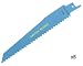 Produktbild 5 x Stichsäge-/Abbruchsägeeblätter R610DF von Saxton für Holz und Metall, geeignet für Bosch Dewalt Makita