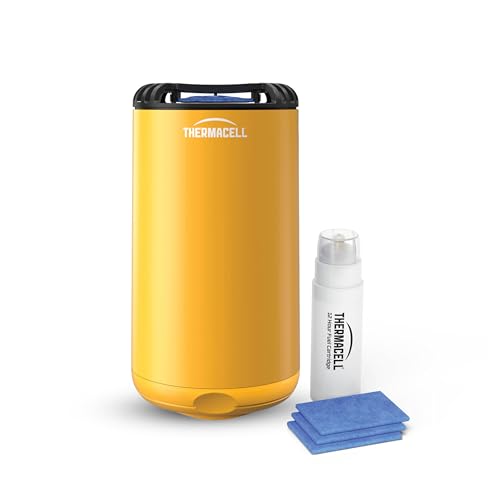 Thermacell Halo Mini Protector Midge and Mosquitoes Protector Citrus 3x4h Heat Activated Mats 1 Butane Cartridge no Midges or Mosqitoes 20 Sq Mtr Area Barbecue Garden Patio Beach Pool Forest no Smell