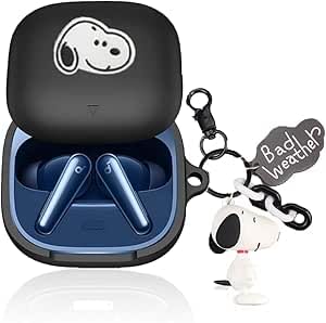 For Anker Soundcore Liberty Buds �p �P�[�X �J�o�[ ���킢�� �J�o�[�V���R���P�[�X ���� �L�[�z���_�[�t�� ���� �G�� �S�ʕی� �����h�~ �ϏՌ� anker soundcore liberty buds �Ή� �v���e�N