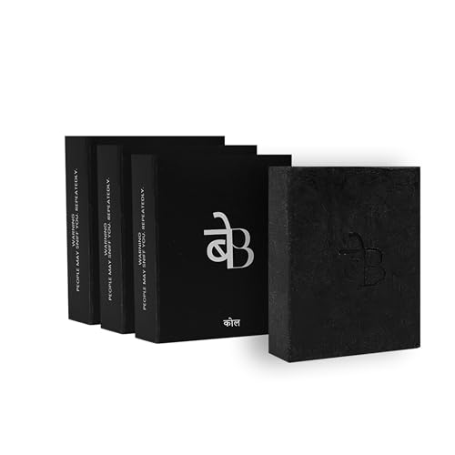 Image of Charcoal Detox Ayurvedic Soap Pack of 3 x 125g for Men 99.9% Germ Protection Deep Cleansing, Oil Control & Refreshing Mint | Handmade Soap, Natural, Vegan - 125gX3