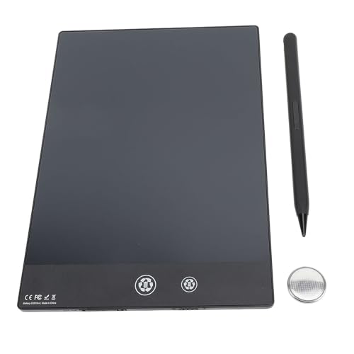 Tablette de dessin LCD portable noire avec grand espace d'écriture