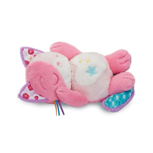 VTech - Mon Chaton Douce Nuit Rose - Peluche Qui Respire et Ronronne, Veilleuse Bébé Musicale et Lumineuse - Peluche Respirante - Doudou Bruits Blancs Bébé...