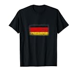Ausgezeichnete Geschenkidee für ihn oder sie. Perfekt zum Tragen im Sport oder um die Nationalmannschaft Fußball, Basketball, Leichtathletik zu fördern. Schöner Deutsch Fahne kleidung geschenk für Damen und Herren.