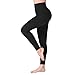 SINOPHANT Leggings Damen High Waist - Blickdicht Leggins mit Bauchkontrolle für Sport Yoga Gym(1 Schwarz,L-XL)