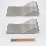 2PACK Stainless Steel Woven Wire Mesh Roll Screen Sheet,Air Vent Mesh 11 8/10"X47 2/10",Door Window