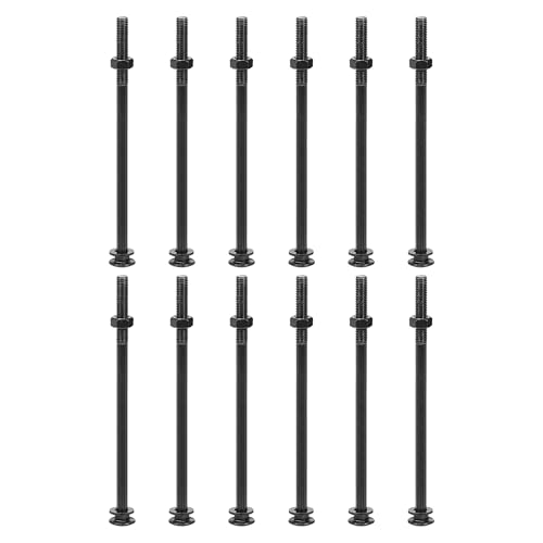 Tornillos M10 de acero inoxidable 304 antigiros para fijación exterior negra
