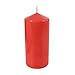 HOMEA 6BPC001FR Bougie Parfumée Cylindrique Paraffine Rouge 6,5 x 6,5 x 15 cm