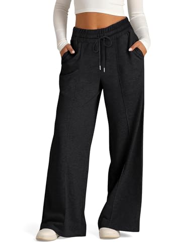 PEHMEA Women's Wide Leg Sweatpants High Waisted, Cozy...