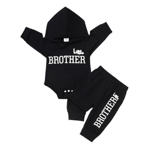 Baby Boy Clothes Newborn Boy Outfits Infant Letter Print Long Sleeve Romper Hoodies Pants Fall Winter Outfits