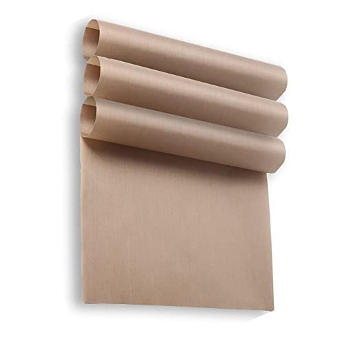 Juego de 3 láminas de horno de fibra de vidrio, reutilizables, resistentes al calor para alimentos a la parrilla, antiadherentes, recortables, aptas para lavavajillas hasta 260 ℃