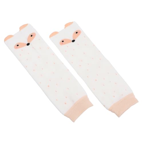 Thick Leg Warmer Crawling Pads Soft Elastic Non Press Cartoon Design for Leg Warmth and Protection