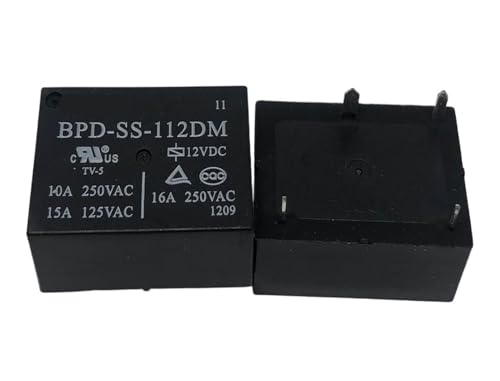 Relé de 4 pines BPD-SS-112DM de 12V y 16A de alta capacidad