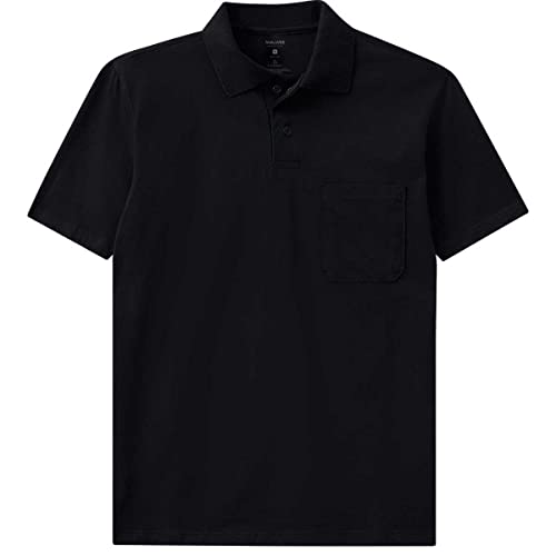 Camisa Polo tradicional, Malwee, Masculino, Preto, G