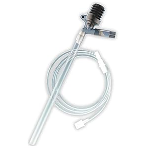 Dennerle Nano mulchstofzuiger voor aquaria – met stromingsbegrenzer en slanghouder – substraatreiniger