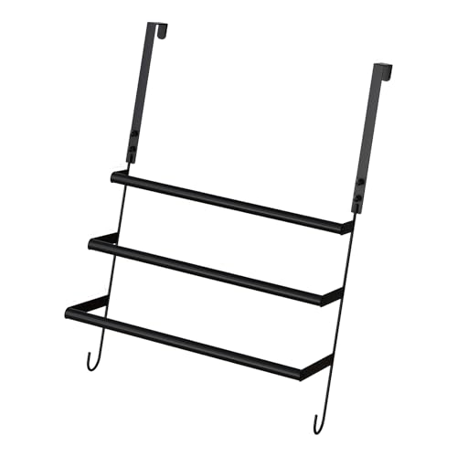 Porte-serviette de porte pour suspendre plusieurs draps de bain - 7