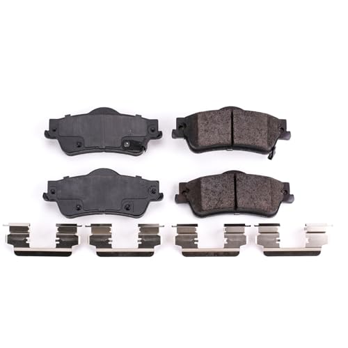 Image of PowerStop Rear Brake Pads for Chevrolet Caprice 2011-17 |SS 2014 |Pontiac G8 2008-09 - Z17 Ceramic Brake Pads with Installation Hardware, 17-1352