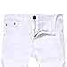 Qolkmuiy-GJ Men's Fashion Design Streetswear Denim Pant Casual Flex Waist Skinny Jeans Slim Straight Leg Jeggings (White,38)