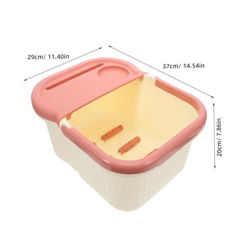 Seau pour bain de trempage des pieds rétractable et isotherme