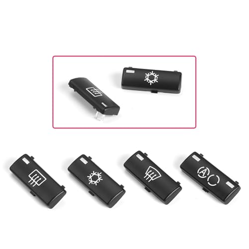Bouton climatisation BMW X5 E53 E39 kit de 14 caches - 4