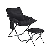 Structure en acier robuste et design pliable : construite avec un cadre en acier épais, cette chaise longue offre un soutien et une stabilité supérieurs, adaptée à une utilisation quotidienne dans n'importe quelle pièce. Son design pliable permet un rangement facile, économisant de l'espace lorsqu'il n'est pas utilisé, ce qui en fait un excellent ajustement pour les petits espaces de vie ou de chambre.