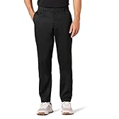 Amazon Essentials Men's Athletic-fit Stretch Golf Trousers (Available in Big and Tall), Black, 48W / 28L