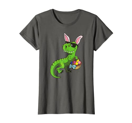 Panier de Pâques dinosaure lapin T Rex lapin T-Shirt