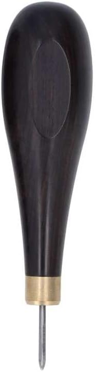 Sandalwood Stitching Awl Strong Penetration Leather Craft Sewing Awl for Sewing for DIY Leather