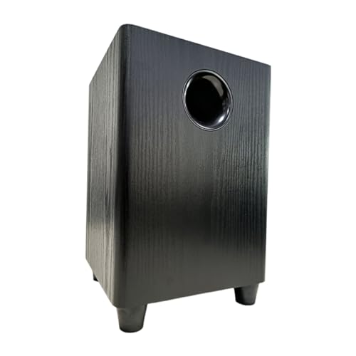 Generic 6.5 Inch Passive Subwoofer, 100W Power Heavy Bass Powerful Sound Synthetic Fiber Wood Material, Passive Speaker for Home Theater Party Plug and Play, Black