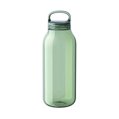 KINTO 20405 Water Bottle, 16.9 fl oz (500 ml), Green, Lightweight, Dishwasher Safe, My Bottle Cover