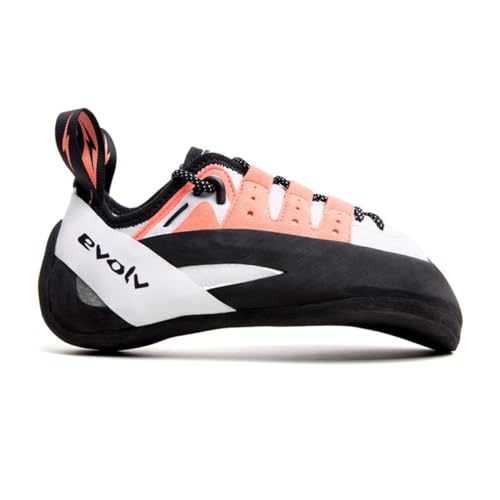 EVOLV Geshido Lace Climbing Shoes - Women's White/Coral/Black 6.5