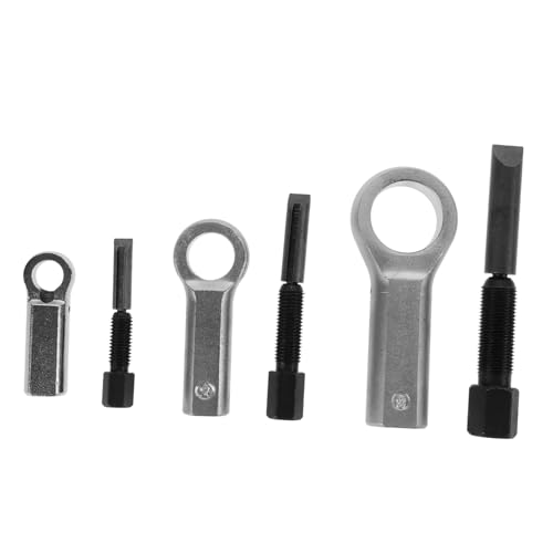 Housoutil Nut Remover Tool 3pcs Manual Pressure Nut Splitter Bolt Nut Cutter for Cars Machinery Diy Chrome-vanadium Steel