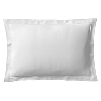 Anne De Solene Federa Per Cuscino In Cotone Percalle – 65x65 Cm, Azzurro, Lavabile E Facile Da Stirare