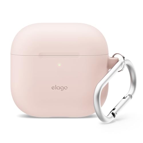 �yelago�z AirPods 4 �Ή� �P�[�X �V���R�� �J�o�[ �J���r�i �t�� �ϏՌ� �\�t�g ���^ �����h�~ ���C�����X�[�d MagSafe �Ή� [ AirPods4 �G�A�|�b�c 4 ��4���� �Ή� ] SILICONE HANG CASE �T���h