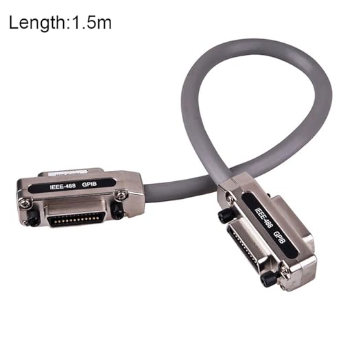 Cable GPIB largo IEEE-488 de Genérico con conector metálico de 1 a 2 metros 6