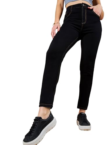 Jean stretch en denim Dolce Crudo pantalon taille haute idéal pour le bureau