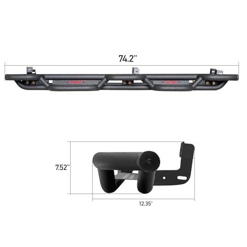 Estribos acero para Dodge Ram 2500/3500 Quad Cab 2010-2024 miniatura 5