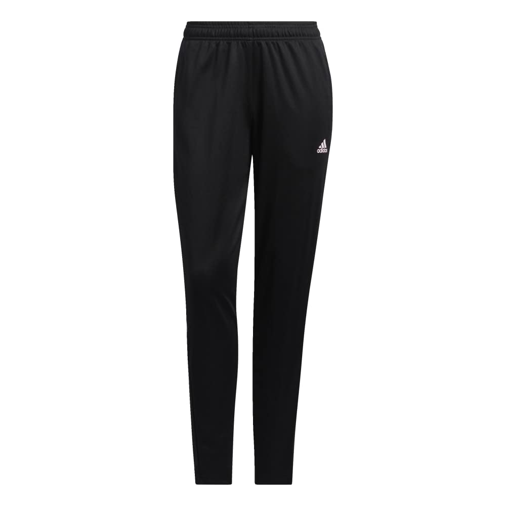 adidas Women's Tiro 21 Track Pants, Black/Clear Pink, 2X