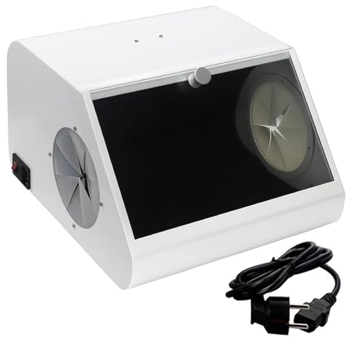 Image of Dental Lab Dust Box with LED Sandblasting Dust Collector, Vacuum Dust Extractor Equipped with Filter Device, Lab Dust Suction System, Prevent Dust from Spreading, for Jewelry, Jade, Stone Carving