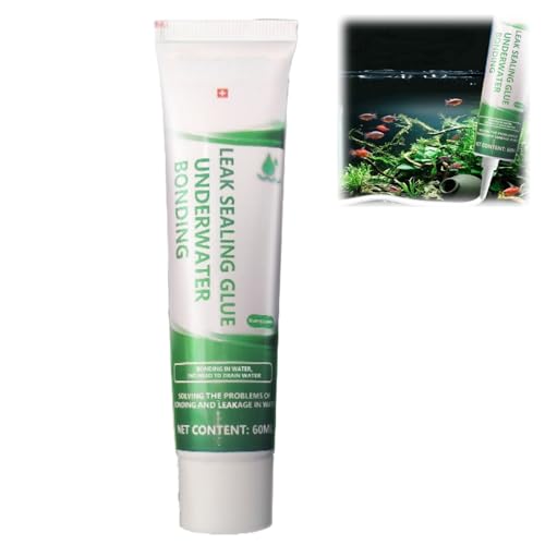60ml Clear Silicone Sealant,Aquarium Sealant,Fish Tank Sea-lant,Aquarium Glue,A-quarium Silicone Sea-lant,Clear Sea-lant Waterproof S-ilicone,A-quarium Safe Glue,Waterproof Sea-lant For Leak Mends