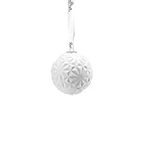 firma rosendahl pischelsdorf Porzellankugel Rosenthal - Christbaumschmuck, Baumschmuck - Snowball - Motiv 7 - Porzellan mit Satinband