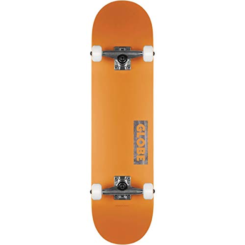 Tabla Globe Goodstock 8.125FU orange avec pop dynamique pour skatepark