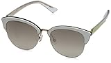 Funda protectora incluida Dior DIORUN NQ BJL Gafas de Sol, Dorado (Rose Gold White Yellow/Brown Mirror Silver), 65 para Mujer