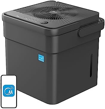 Amazon.com - Midea Cube 50 Pint Dehumidifier for Basement and Rooms at Home  for up to 4,500 Sq. Ft., Smart Control, Works with Alexa (White), Drain  Hose Included, ENERGY STAR Most Efficient 2023