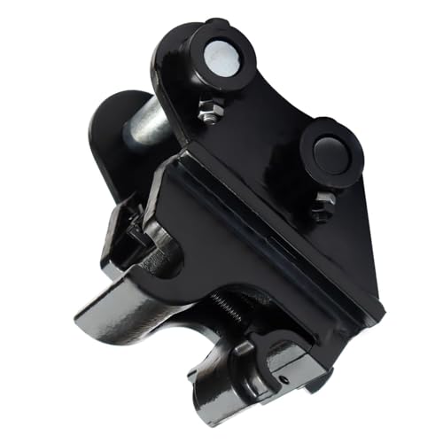 Fafeicy Schnellwechsler für Bagger Minibagger bis 3 Tonnen Hochfester Legierter Stahl Spannlänge 92 mm Kompatibel mit Maschinen Baggerzubehör Schnellkupplung