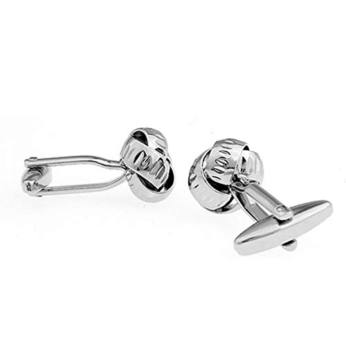 Gemelos para Hombre, Bola Plateada Acero Inoxidable miniatura 4