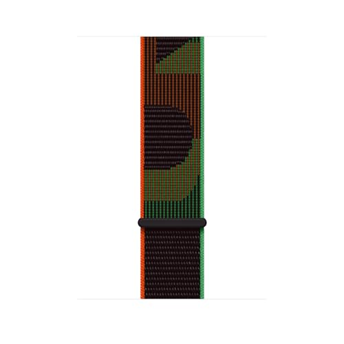 Image of Apple Watch Band - Sport Loop (45mm) - Black Unity - Regular