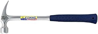Estwing E3/24S Straight Claw Framing Hammer - Vinyl Grip,Silver,680g (24oz)